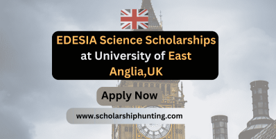 EDESIA Science Scholarships at University of East Anglia,UK